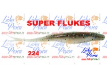 VINILO ZOOM SUPER FLUKES, 13cm. COLOR 224 (BAIT FISH). PVP ES POR UNIDAD. BOLSA 10 Unid.