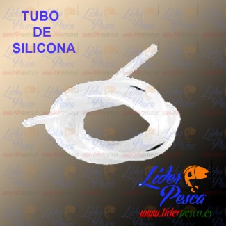 TUBO SILICONA LIF D-0,50mm ROLLO DE 1mt. TANTO PARA ANZUELOS COMO FLOTADORES SUPER SOFT.