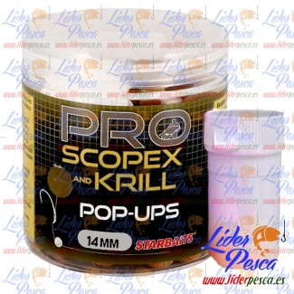 BOILIES PROBIOTIC POP-UPS PRO SCOPEX y KRILL 14mm. BP